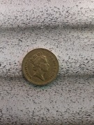 Moneta one pound Elizabeth II 1987r. 