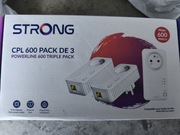 Adapter Powerline STRONG Powerline 600 Triple WIFI Wzmacniacz Sygnału Kit