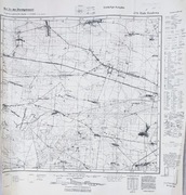 Oryginał niemiecka mapa wojskowe– Biała Rzędowa 1:25 000 wyd. tymczasowe