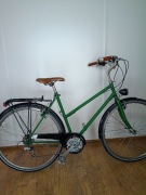 Rower miejski 28” – wygodny, klasyczny styl, zielony