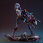 Figurka druk 3D żywica " Jinx - F780 "- 120 mm