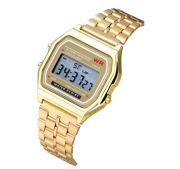 ZEGAREK ELEKTRONICZNY VINTAGE ZŁOTY