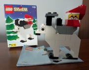 Lego 1129 Święty Mikołaj na Reniferze z Pudełkiem