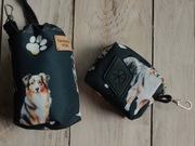 Zestaw saszetka na smaczki i woreczki # owczarek australijski