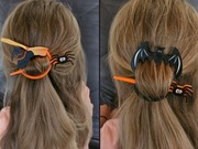 Oryginalne Spinki/Ozdoby do Włosów na Halloween. Wiedźma lub Nietoperz.