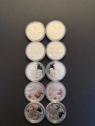 90 Rocznica Odzyskania Niepodległości ,20 zł 2008 rok ,10 sztuk, próba 925