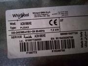 Płyta indukcyjna do zabudowy WHIRLPOL ACM556/NE  -uszkodzona