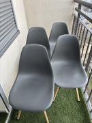 4 krzesła w stylu skandynawskim 