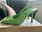 Zielone szpilki ZARA
