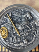 Chariot Rydwan 2 oz 5$ Niue 2019