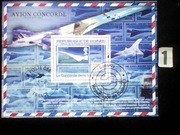 Znaczki , samoloty , bloczki stemplowane 1 [ 5 bloczków ]