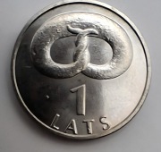 Łotwa 1 Lats 2005 precel nr 36