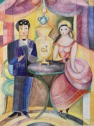 „Monidło” stary pastel