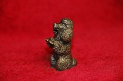 pudel - odlewana figurka z brązu - miniatura psa