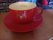 Widzew Łódź - filiżanka ze spodkiem / nowa