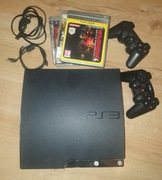 Playstation 3 CECH 2004A Slim | 2 pady | 4 gry | 320GB