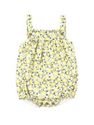 Żółto-zielony rompers w cytryny, rozmiar 86, 12m