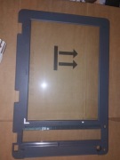 HP OfficeJet 8012 szyby skanera z ramką.