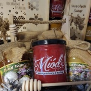 Miód wielokwiatowy kremowany z maliną 430g