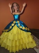 Suknia ,ubranko dla lalki barbie