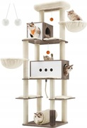 Drapak wysoki, legowisko, słupek do drapania, wieża Songmics 161 - 220 cm