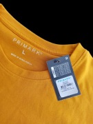 Primark t-shirt nowa oryginalna żółta musztardowa koszulka męska rozmiar L