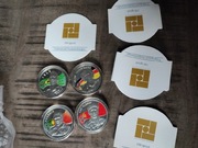 Armenia 100 dram 4 monety srebrne 