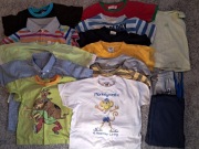 Zestaw ubrań dla dziecka. Paka dla chłopca 104 cm 15 sztuk ubrania letnie