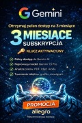 GEMINI AI – 3 MIESIĄCE DOSTĘPU PREMIUM