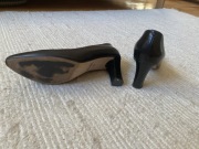 Czarne czółenka „7MIL” rozmiar 38,5