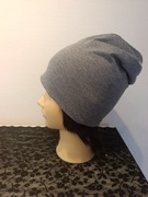 Stylowa czapka odcień szarości - Smerfetka uniwersalna