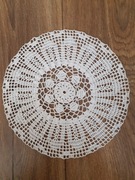 SERWETKA WYKONANA  NA SZYDEŁKU śr. 21 cm  (2)