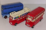 3x Routemaster piętrus londyński CORGI i chińczyki