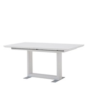 Stół rozkładany ETNO  160-220,cm. biały, lakier, połysk,  jak nowy