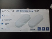 WOOKOT 2 lampy LED 18W barwa zimna 6500K
