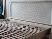 Rama łóżka Nesttuf biała IKEA 160x200, stelażem,6 pojemników pod łózko 