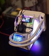 NerdQaxe++ Rev 6.1 Hydro ~6 TH/s - Koparka Bitcoin | MeanWell 150W | VR FAN