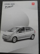 Prospekt Citroen Xsara Picasso 2003 r j. polski 