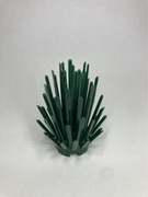 Lego 6064 krzak krzaczek kolczasty ciemno zielony