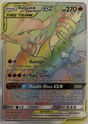 Karta kolekcjonerska Pokémon Reshiram & Charizard Gx