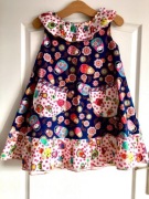 Sukienka handmade w matrioszki folkowa folk 