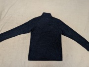 Granatowa melanż zasuwana ocieplana sweterkowa bluza Mountain Warehouse S