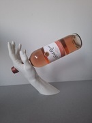 Stojak na wino Ręka biała