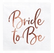 Serwetki bride to be na wieczór panieński 20 szt.