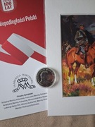Medal 100 rocznica odzyskania niepodległości Piłsudski 