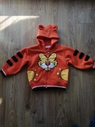 Bluza z kapturem, zapinana 