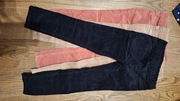 Zestaw 3 par sztruksow H&M 110cm na 4-5 lat