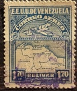 Correo Aereo. 170 Bolivar. 1930 r