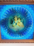 Obrazek z aniołkami podświetlany