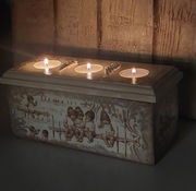 Świecznik z pojemnikiem na świeczki Aniołki  Duży